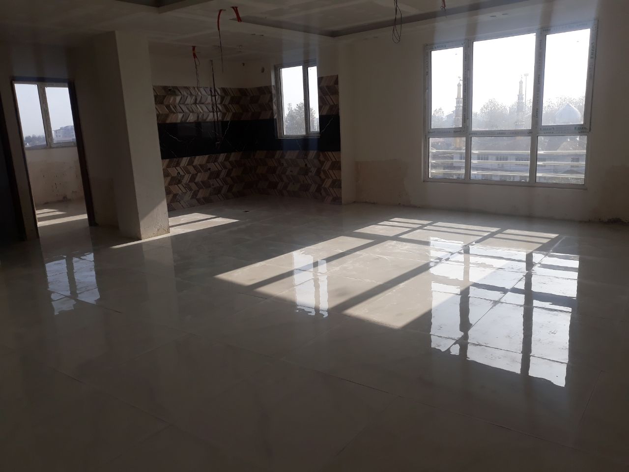 Implementation of ceramic floors in units