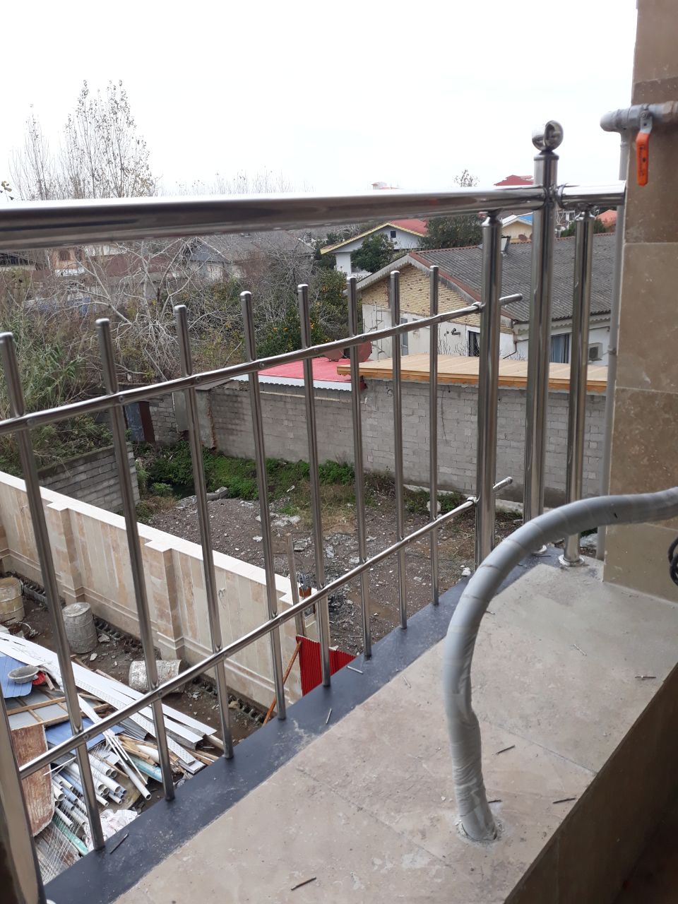 Balcony railing installation